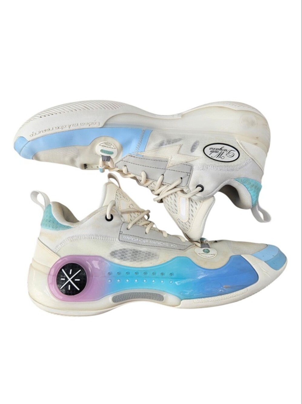 Li-Ning Way of Wade 10 Low 'Cotton Candy' Basketball Sneakers Sz 13.5 EU 48 1/2